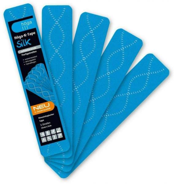 Höga-K-Tape Silk 5 X 25 cm Reflekt.Fert.Str.Latex 5 Stück