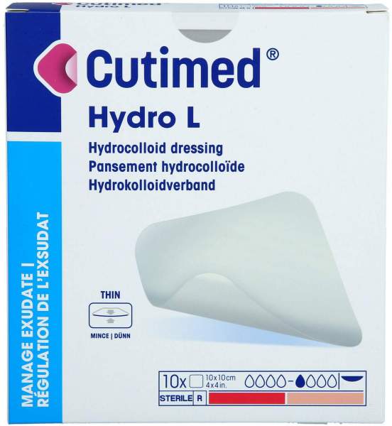 Cutimed Hydro L Hydrok.Ver.10x10cm Dünn