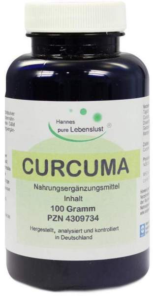 Curcuma 100g Pulver Mit Sekundären Pflanzennährstoffen