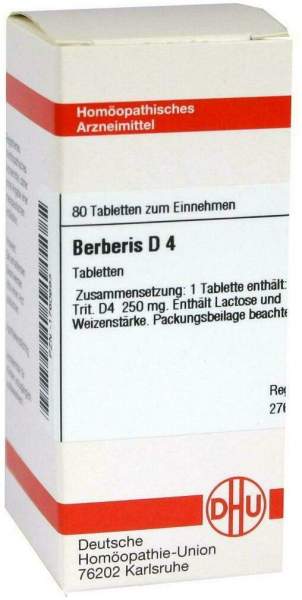 Dhu Berberis D4 80 Tabletten