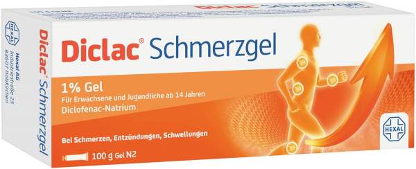 Diclac Schmerzgel 1% 100 g Gel