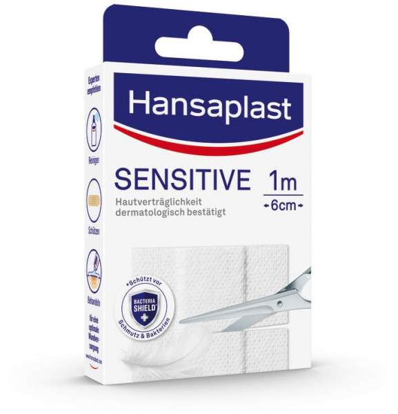 Hansaplast Sensitive 1 m x 6 cm