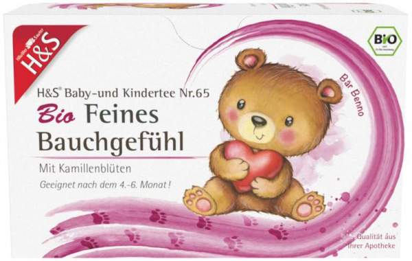 H&amp;S Bio Baby und Kindertee Feines Bauchgefühl 20 Filterbeutel