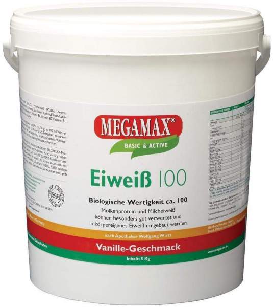 Megamax Eiweiß 100 Vanille 5000 G Pulver