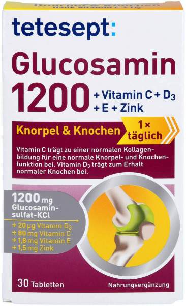 Tetesept Glucosamin 1200 Filmtabletten 30 Stück