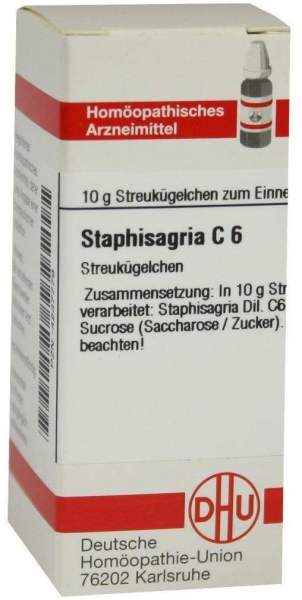 Staphisagria C6 10 G Globuli