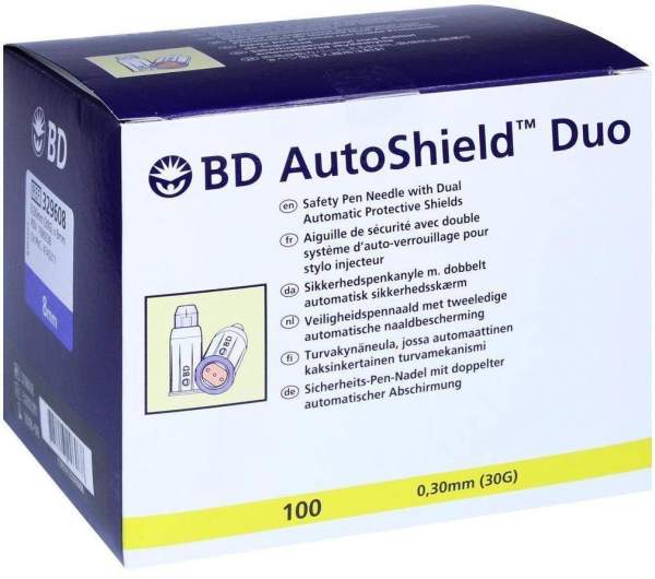 Bd Autoshield Duo Sicherheits Pen Nadel 8 mm