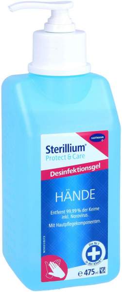 Sterillium Protect &amp; Care Hände Gel Mit Pumpe 475