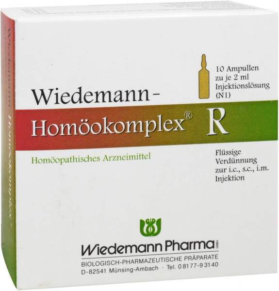 Wiedemann Homöokomplex R Ampullen