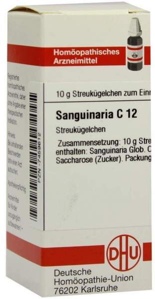Dhu Sanguinaria C12 10 G Globuli