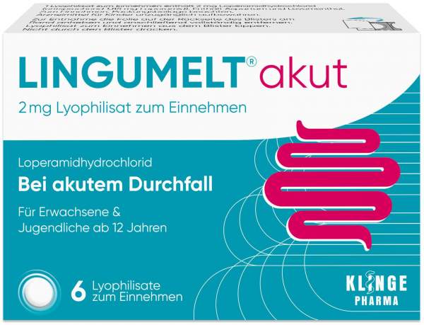 Lingumelt Akut 2 mg Lyophilisat zum Einnehmen 6 Stück