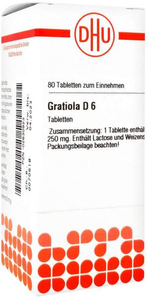 Gratiola D 6 Tabletten