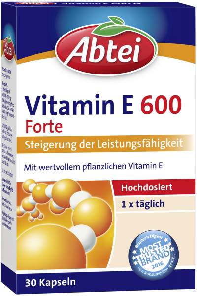 Abtei Vitamin E 600 N 30 Kapseln