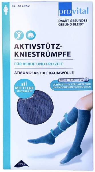 Provital Aktivstützkniestr.Damen Gr.39-42 Hellg 2