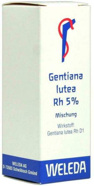 Weleda Gentiana Lutea Rh 5% Presssaft 20 ml Dilution