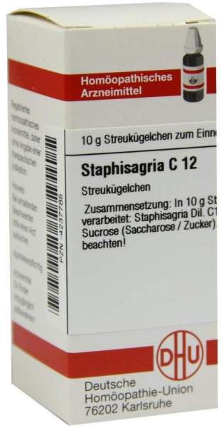 Dhu Staphisagria C12 10 G Globuli
