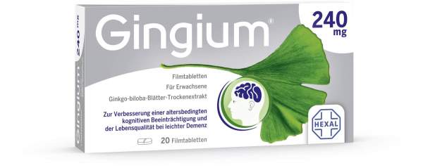 Gingium 240 mg 20 Filmtabletten