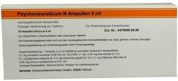 Psychoneuroticum N 10 X 5 ml Ampullen