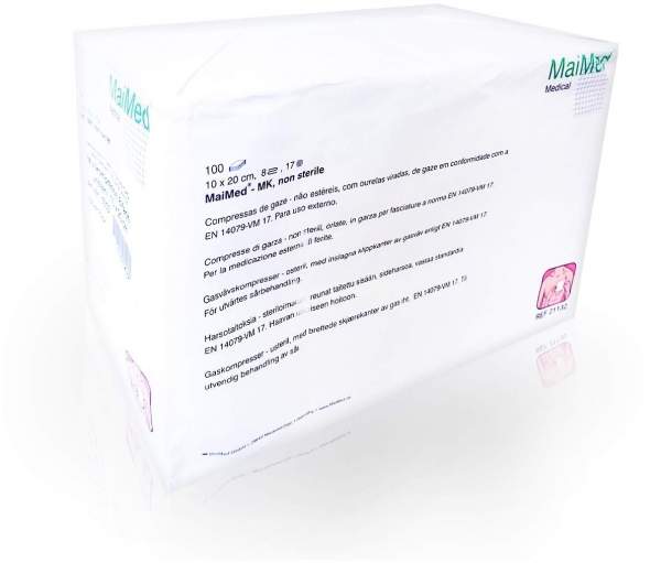 Mullkompressen 10 X 20 cm 8fach Unsteril 100 Kompressen
