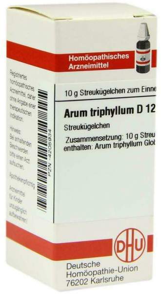 Dhu Arum Triphyllum D12 10 G Globuli