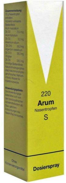Arum Nasentropfen S 220 10 G Tropfen