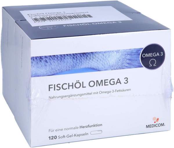 Fischöl Omega 3 Weichkapseln 2 X 120 Stück