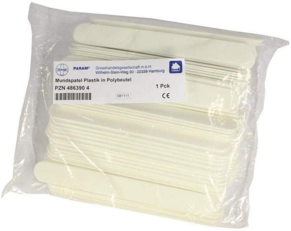 Spatel Mund Plastik