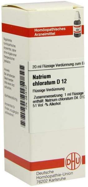 Dhu Natrium Chloratum D12 Dilution
