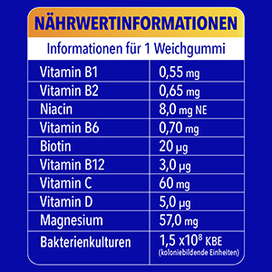 vegetarisch, glutenfrei, laktosefrei, ohne künstliche Aromen, Farbstoffe und Süßungsmittel