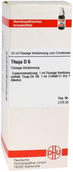 Thuja D6 50 ml Dilution