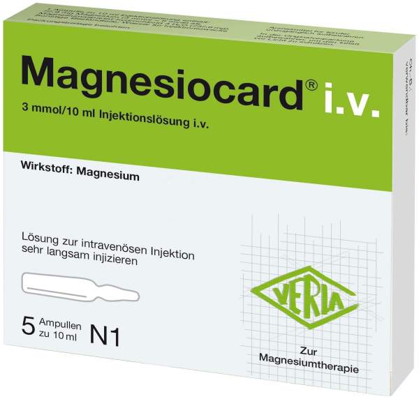 Magnesiocard I.V. Injektionslösung 5 X 10 ml