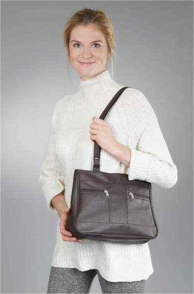 Designer Umhängetasche braun