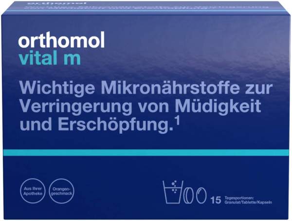 Orthomol Vital M 15 Granulat und Kapseln 1 Kombipackung