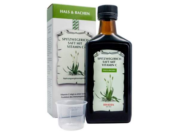 Riviera Spitzwegerichsaft Mit Vitamin C 250 ml