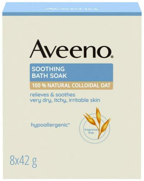 Aveeno Beruhigender Badezusatz 8 x 42 g