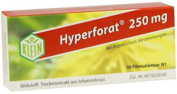 Hyperforat 250 mg 30 Filmtabletten
