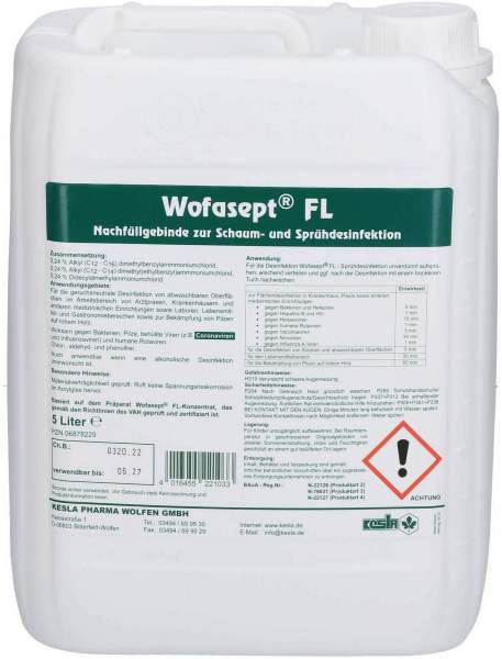 Wofasept Fl Lösung 5 L Lösung