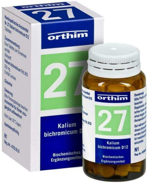 Biochemie Orthim 27 Kalium Bichromicum D 12 100 Tabletten