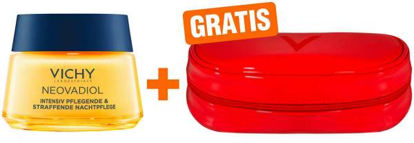 Vichy Neovadiol Nachtpflege nach den Wechseljahren 50 ml Creme + gratis Kosmetiktasche 1 Stück