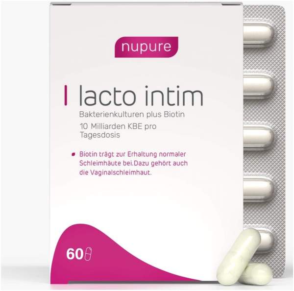 nupure Lacto Intim 60 magensaftresistente Kapseln
