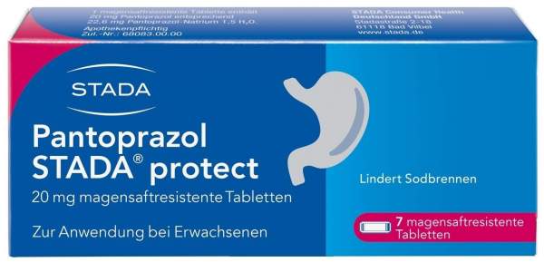 Pantoprazol Stada Protect 20 mg 7 Magensaftresistente Tabletten