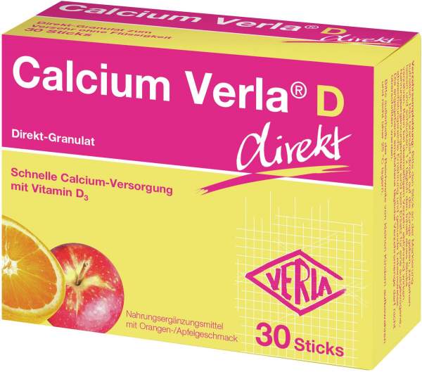 Calcium Verla D direkt Granulat 30 Sticks