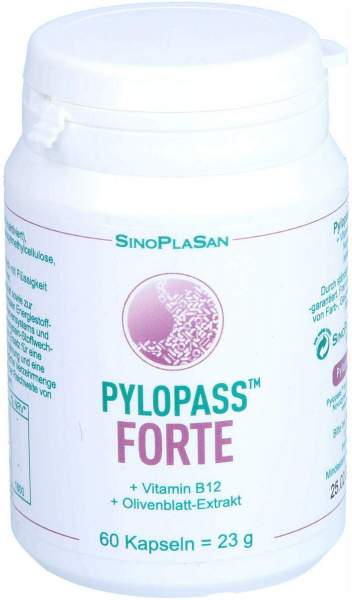 Pylopass forte 200 mg+Vit.B12+Olivenblattextr.Kapseln 60 Stück