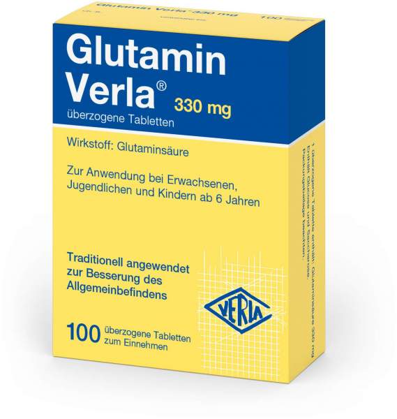 Glutamin Verla Dragees 100 Überzogene Tabletten