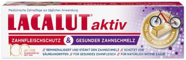 Lacalut aktiv Zahnfleischschutz &amp; gesunder Zahnschmelz 75 ml