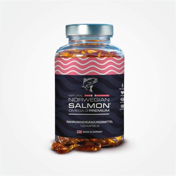 Natural Norwegian Salmon Omega-3 Premium 120 Kapseln
