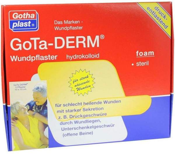 Gotha Derm Wundpflaster Foam Hydrophil 10x10cm