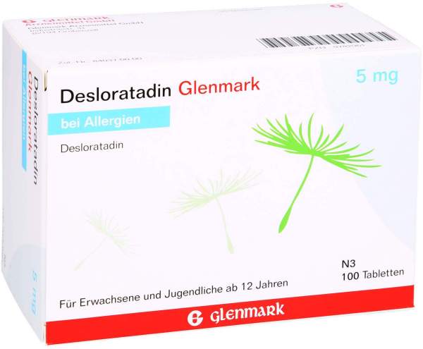 Desloratadin Glenmark 5 mg 100 Tabletten