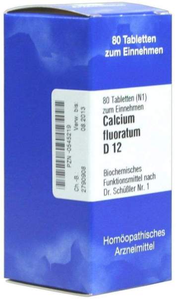 Biochemie Iso 1 Calcium Fluoratum D12 80 Tabletten