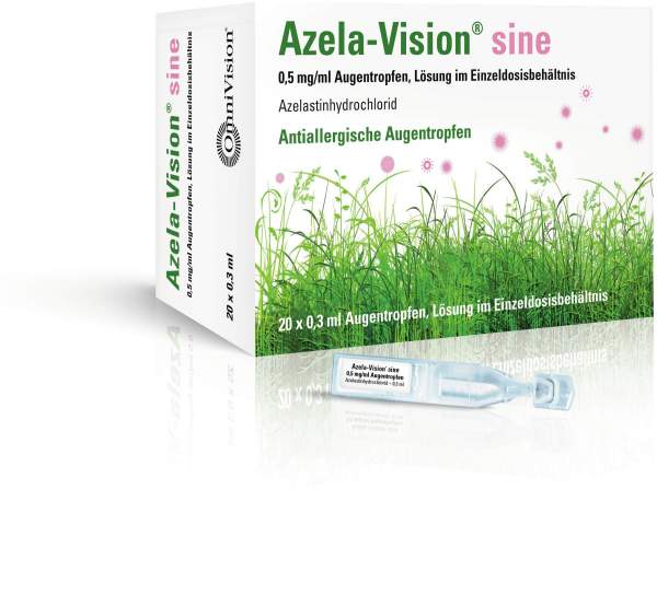 Azela-Vision Sine 0,5 mg Pro ml 20 X 0,3 ml Augentropfen Im...